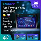 Автомагнитола 2 DIN Android10 для Toyota Yaris 2005-2012, GPS-навигация, стереоприемник, автомагнитола, автомобильная стереосистема, автомобильный мультимедийный плеер