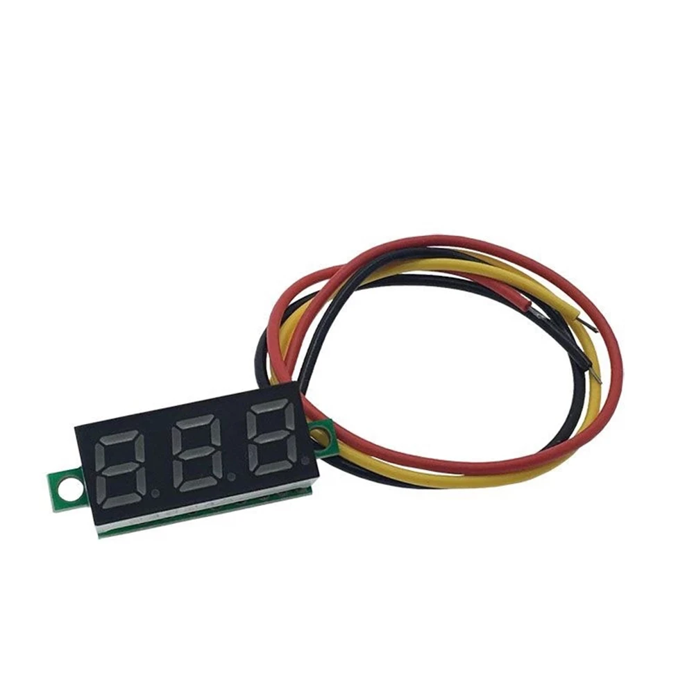 0 28 дюймов цифровой вольтметр светодиодный красные синие зеленый желтый