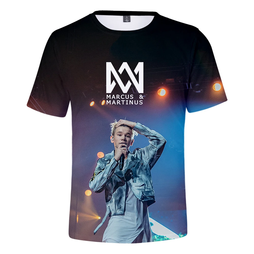 

Singer MARCUS&MARTINUS 3d Printed T-shirt Men/women Fashion Casual Harajuku Style Popular Sweatshirt Short Sleeve Streetwear