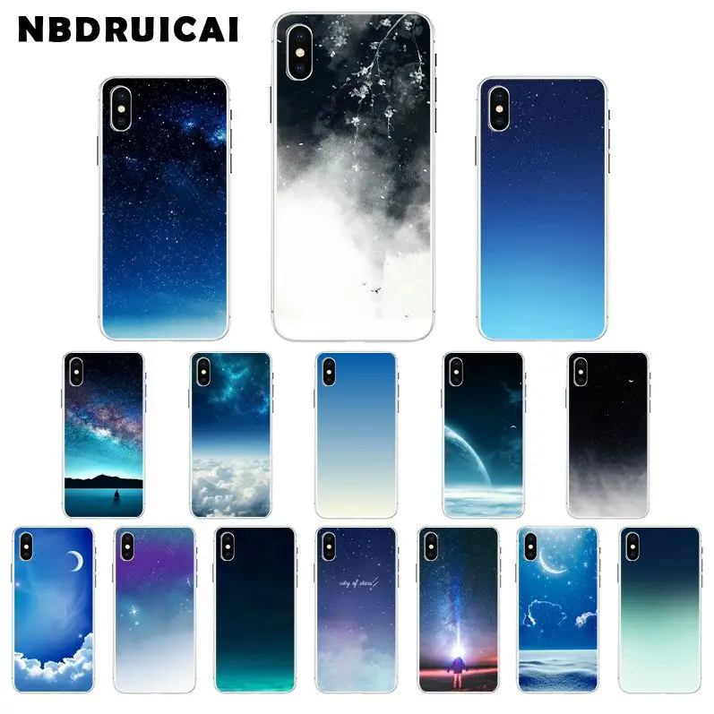 NBDRUICAI мультяшный звездное небо Луна Роскошный Уникальный Дизайн чехол для