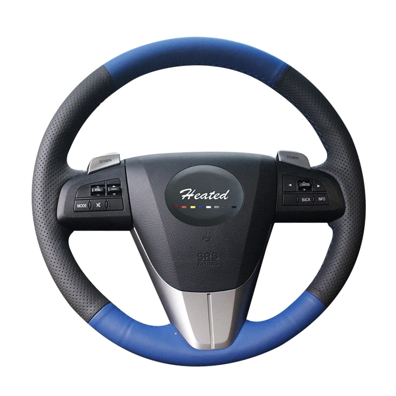 Оплетка на руль для Mazda 3 Axela 2008 2013 CX 7 CX7 2010 2016 5 2011 6 GH|Чехлы руль| |