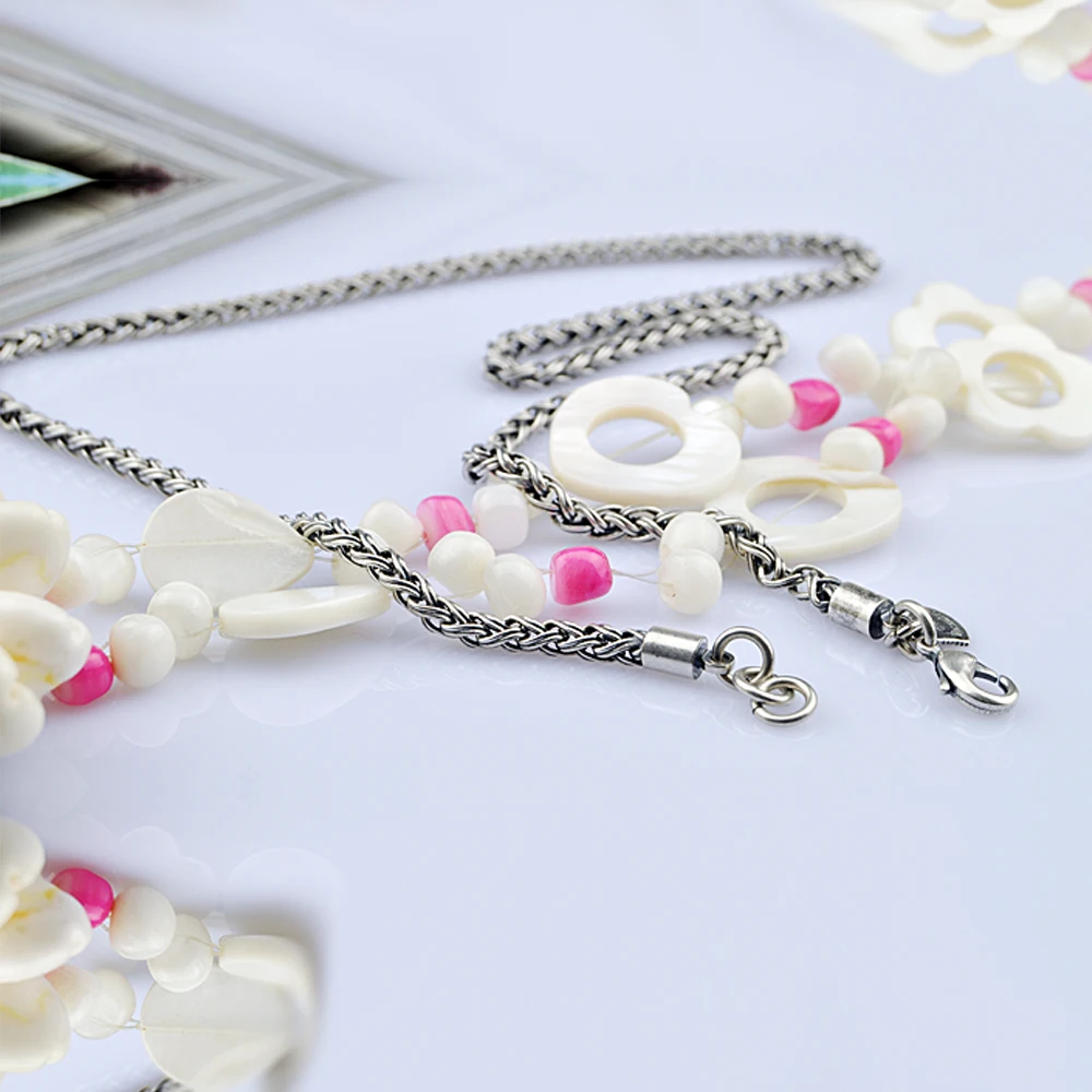 Винтажный стиль Мужская мода 925 серебро 3 5 мм тайское ожерелье для мужчин