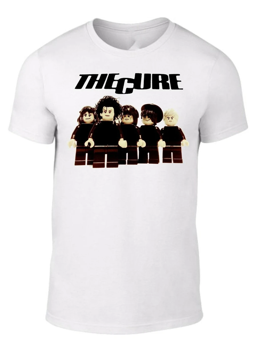 Футболка с надписью THE CURE Lego футболка indie smiths stone roses new order arctic disintegration W для