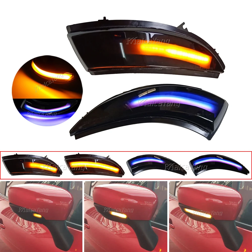 

Dynamic Turn Signal Light Side Mirror Signal Blinker Sequential Lamp For Renault Clio IV MK4 BH RS Grandtour KH 2012 -2016