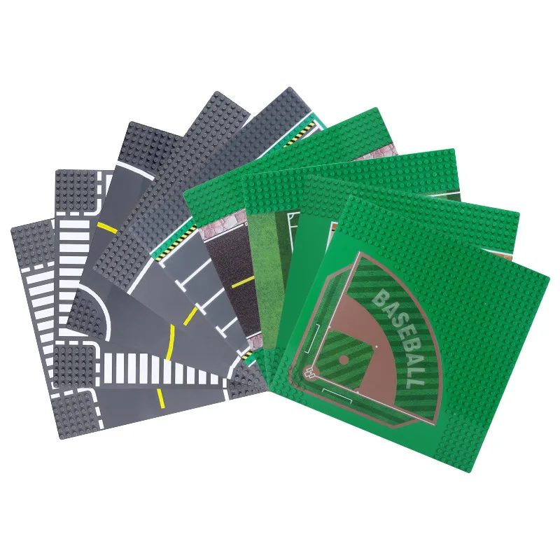 32*32 Dots Classic Blocks Baseplate City Road Street Base Plates DIY Basketball Board Building Construction Toys | Игрушки и хобби