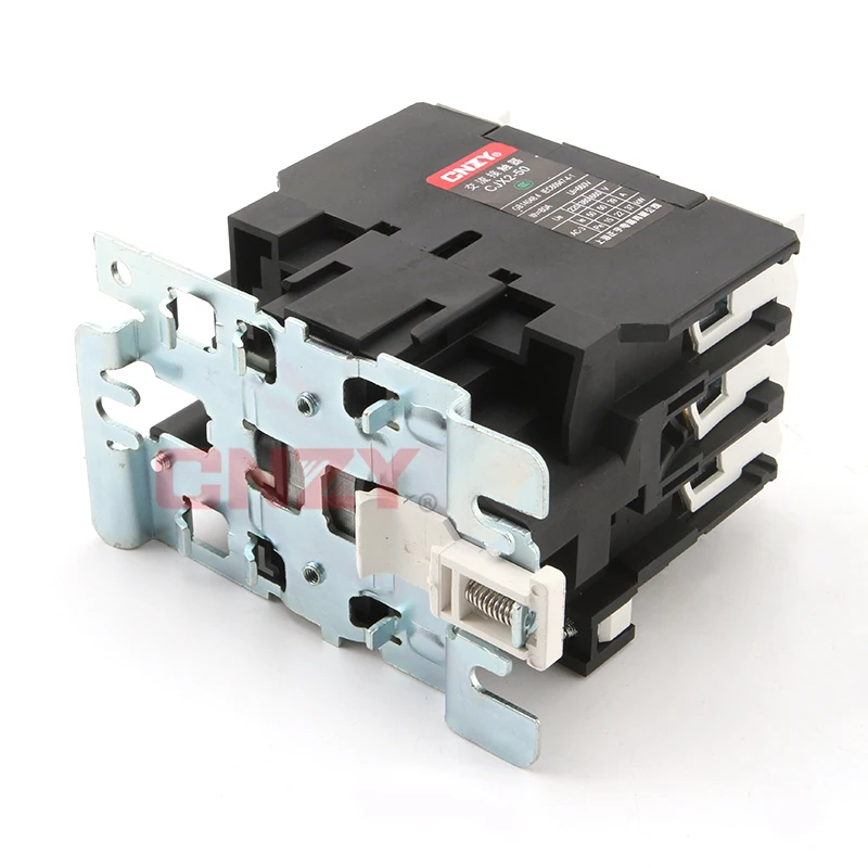 

CJX2-5011 50A AC Contactor NO NC Coil Voltage Contactor 24V 36V 110V 220V 380V Normal Open Closed Alternating Current Contactor