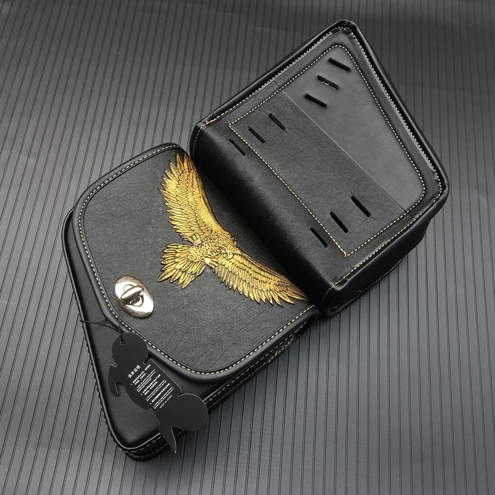 Универсальная мотоциклетная кожаная сумка для инструментов с логотипом орла