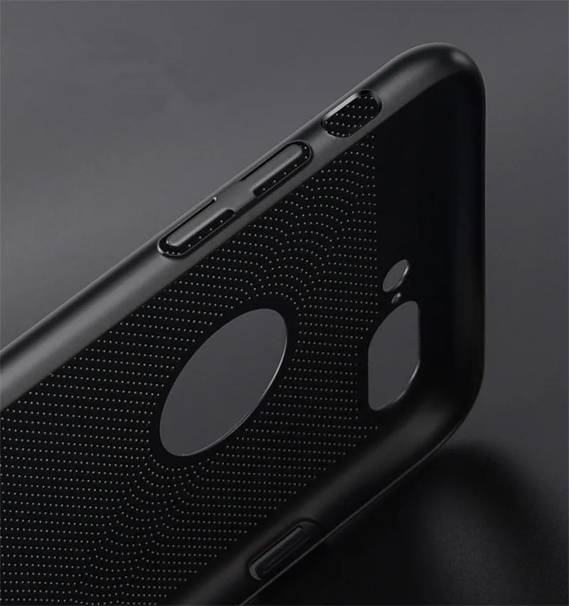 Ультра тонкий телефон чехол для iPhone 6 6s 7 8 Plus полые теплоотвод Чехол Жесткий ПК 5 5S