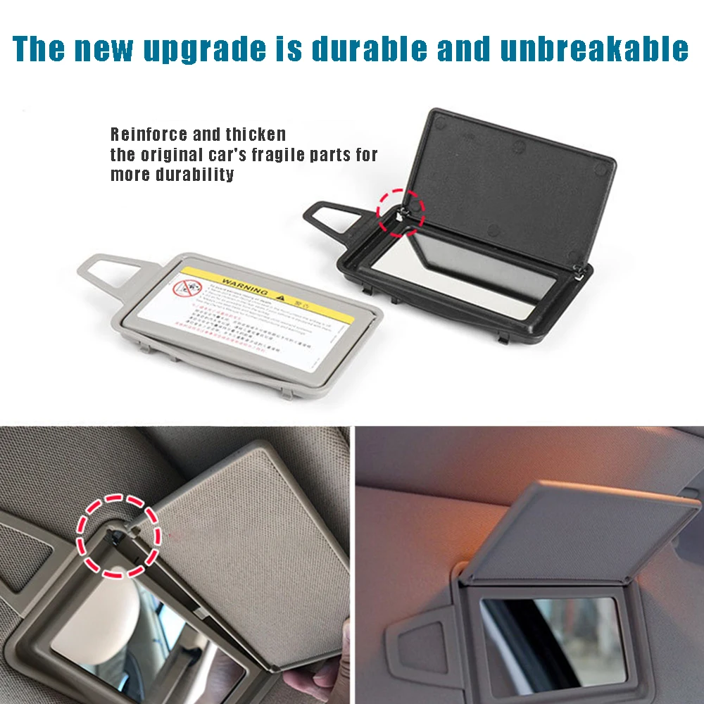 Автомобильный солнцезащитный козырек зеркало макияж косметическое чехол для