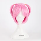 Парик для косплея Нацуки Клуб литературы DDLC Doki, розовые термостойкие волосы из синтетики с короткими волосами и шапочкой