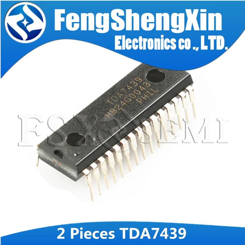 2 шт. трехполосный Аудиопроцессор TDA7439 DIP-30 7439 DIP с цифровым управлением |