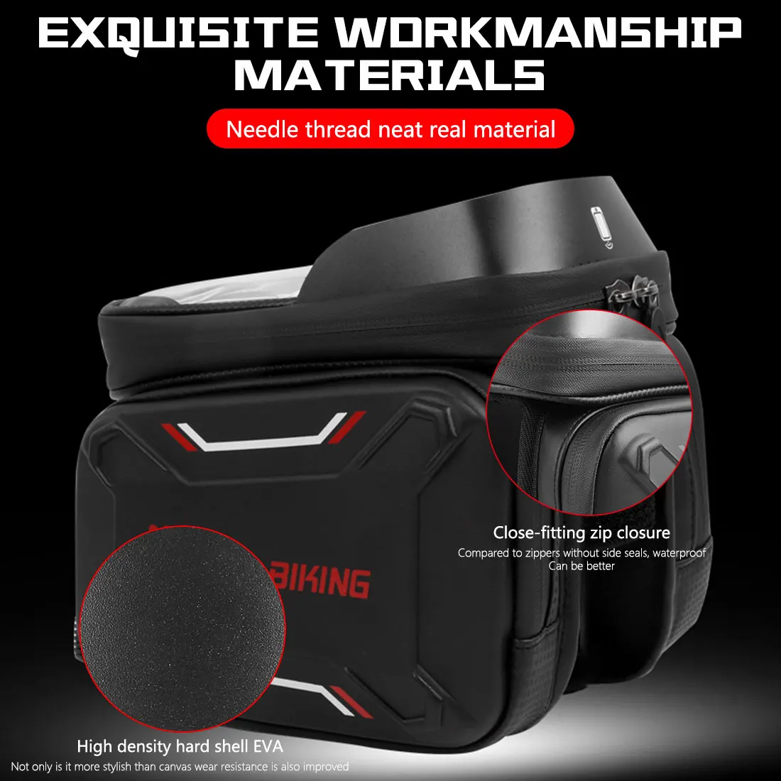 

Hot 6.2 Inch Rainproof High-quality Cycling Bag Top Front Tube Bag Mountain Bike Frame Basket Phone Touchscreen Bicycle Bags