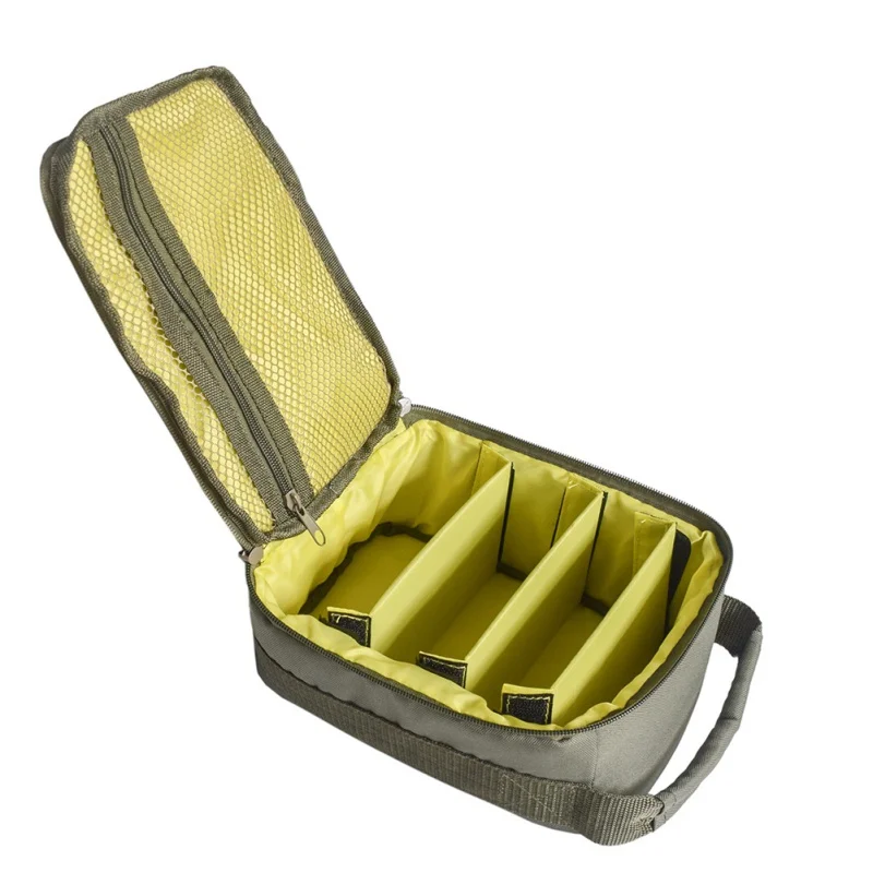 

New Portable Army Green Fishing Box Fish Bait Bag Fish Line Bag Handbag