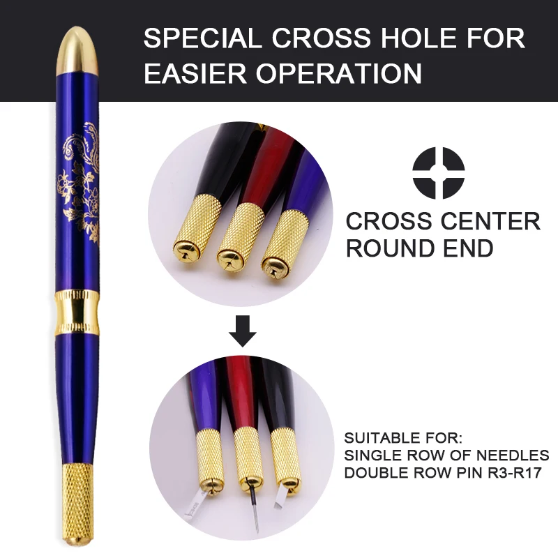 Многофункциональный микроблейдинг ручной работы ручка для бровей Татуировка