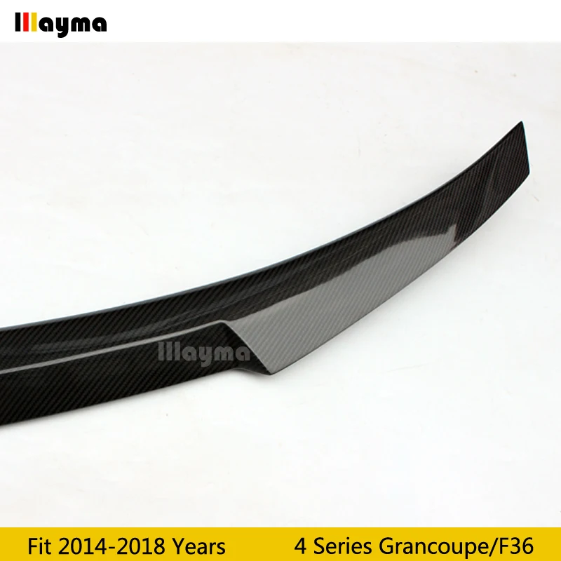 Стильный спойлер M4 для заднего багажника из углеродного волокна BMW 4 серии двери