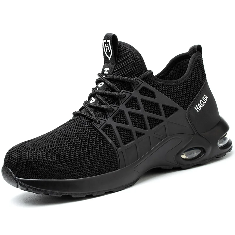 Мужские кроссовки со стальным носком легкие защитные рабочие ботинки