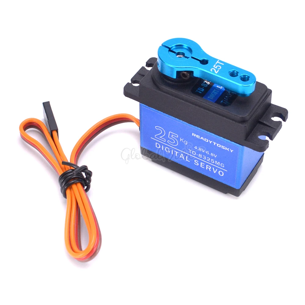 Обновление RC servo 25 кг металлический шестерни цифровой сервопривод baja