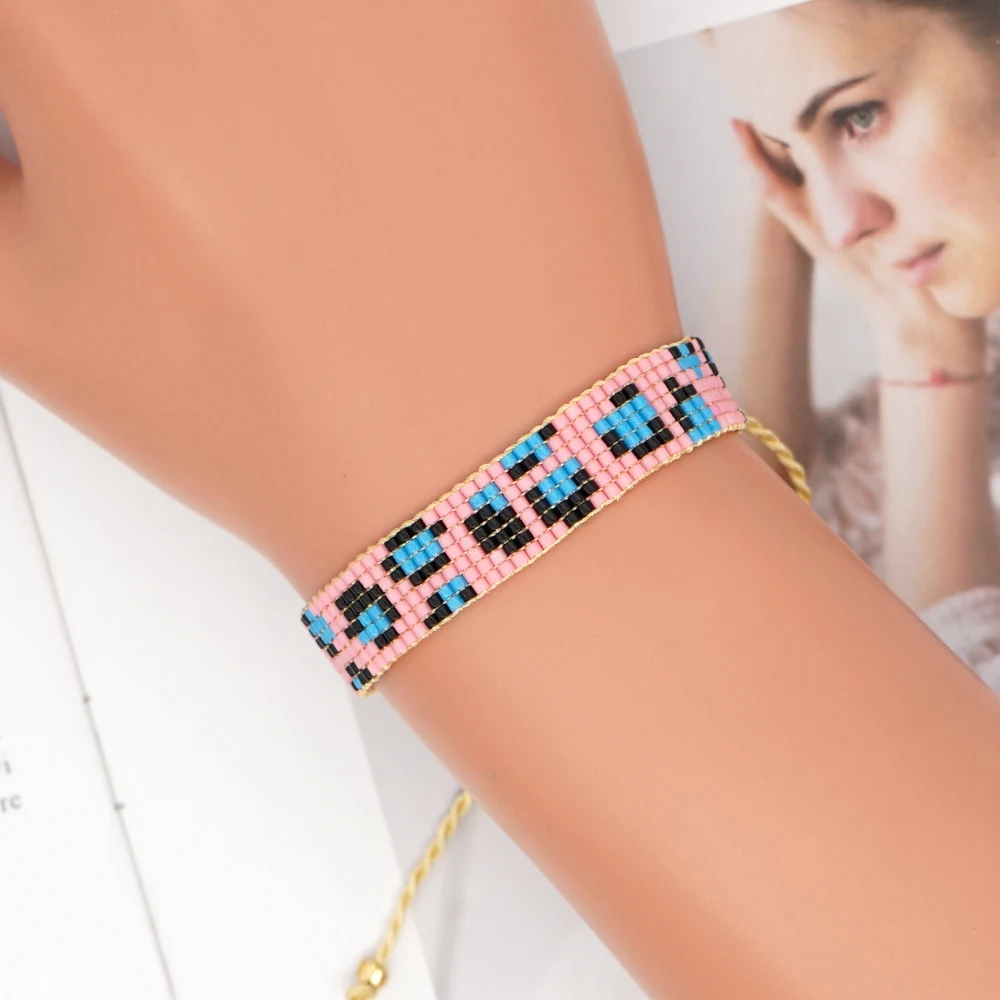 

Go2Boho Leopard Bracelets for Women Miyuki Bracelet For Girl Friendship Gifts 2021 Pulseras Femme Women's Wholesale Jewellery