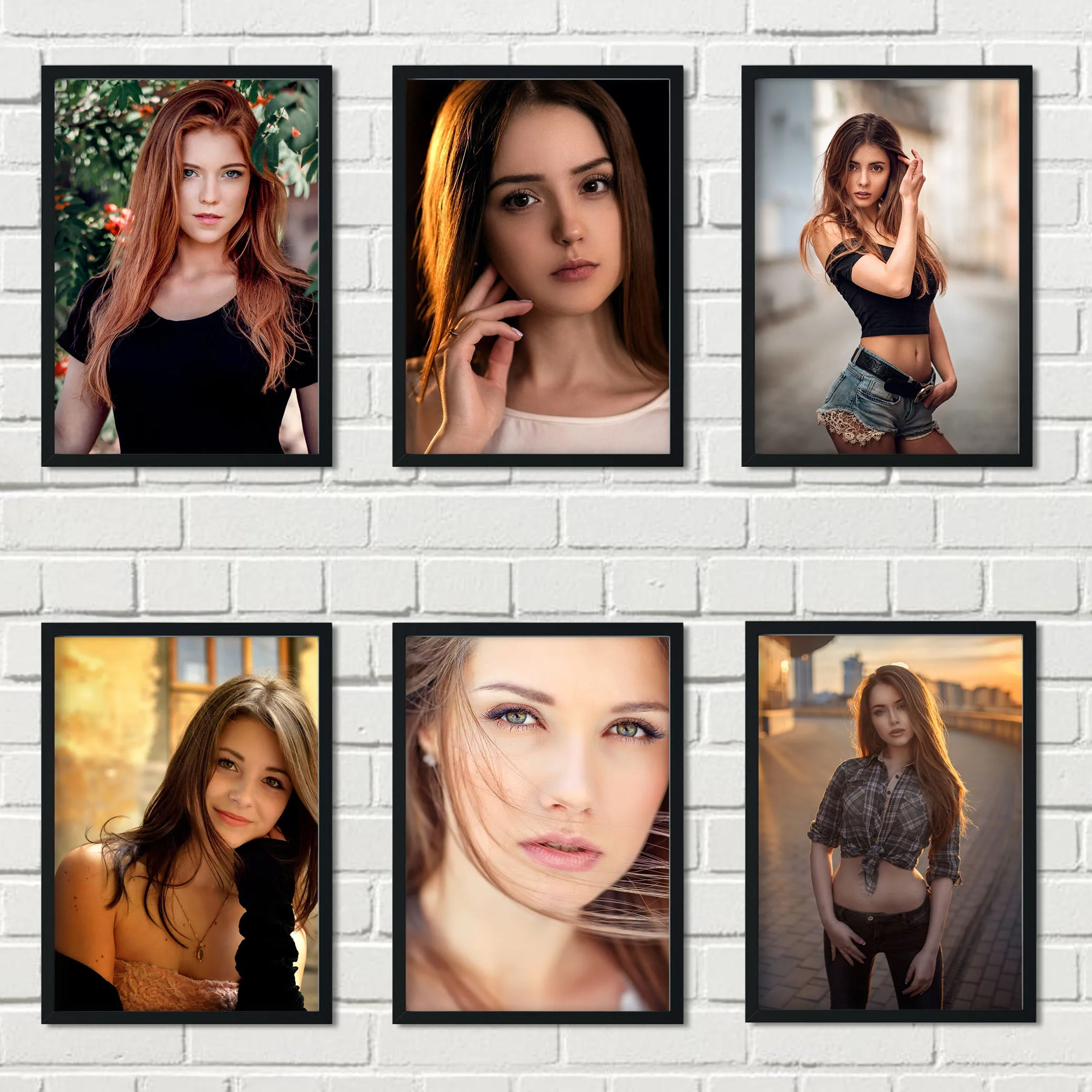 

European And American Beauty Models Quality Wall Art Home Decor Canvas Painting Art Nordic Decoration Living Room Poster