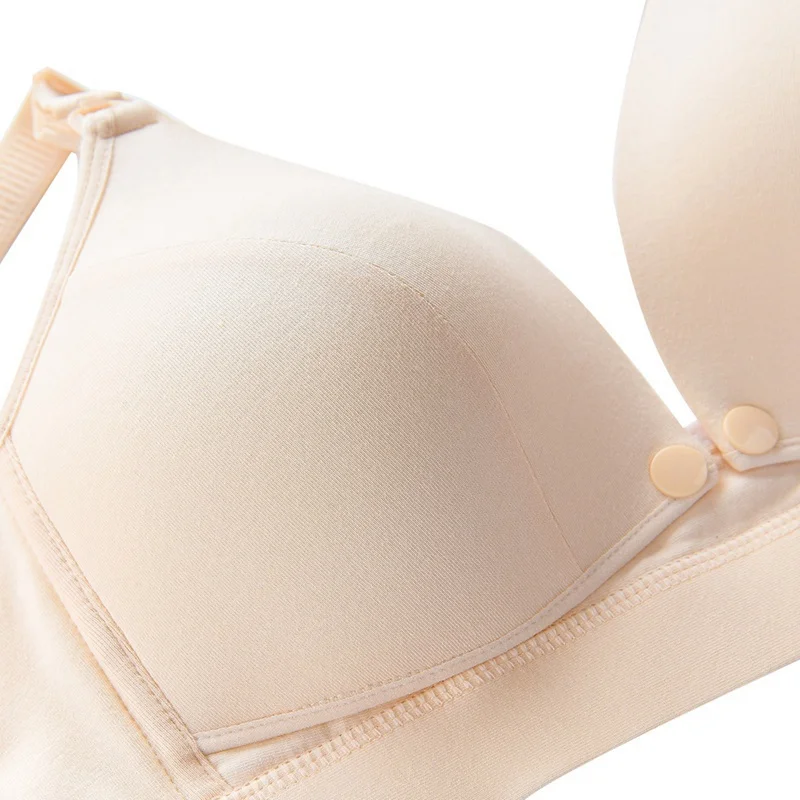 Большой размер бюстгальтер для кормящих мам беременных женщин хлопок передняя