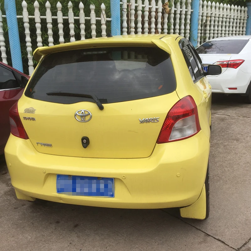 Спойлер для Toyota Yaris высококачественный спойлер из АБС пластика заднего крыла
