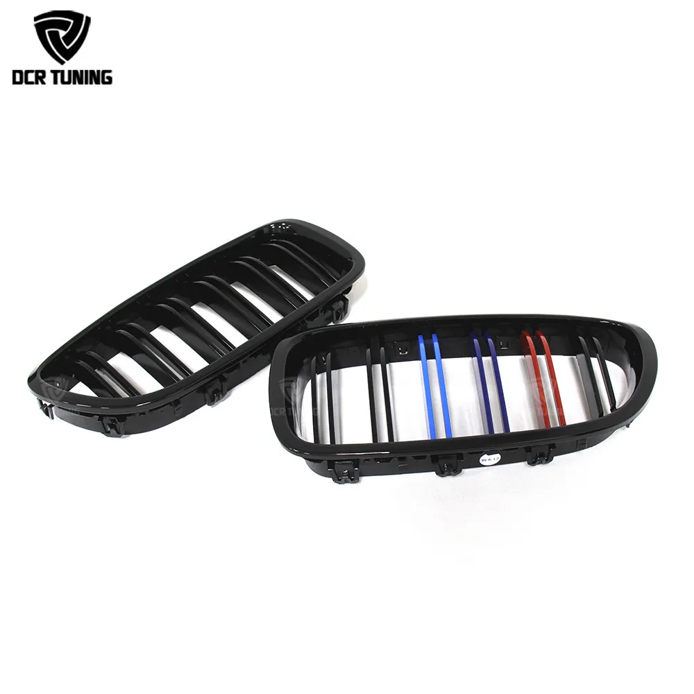 Передняя решетка с двумя ремнями для BMW 5 M Series F10 M5 три цвета Look & Gloss black 2010 2011 2012 2013
