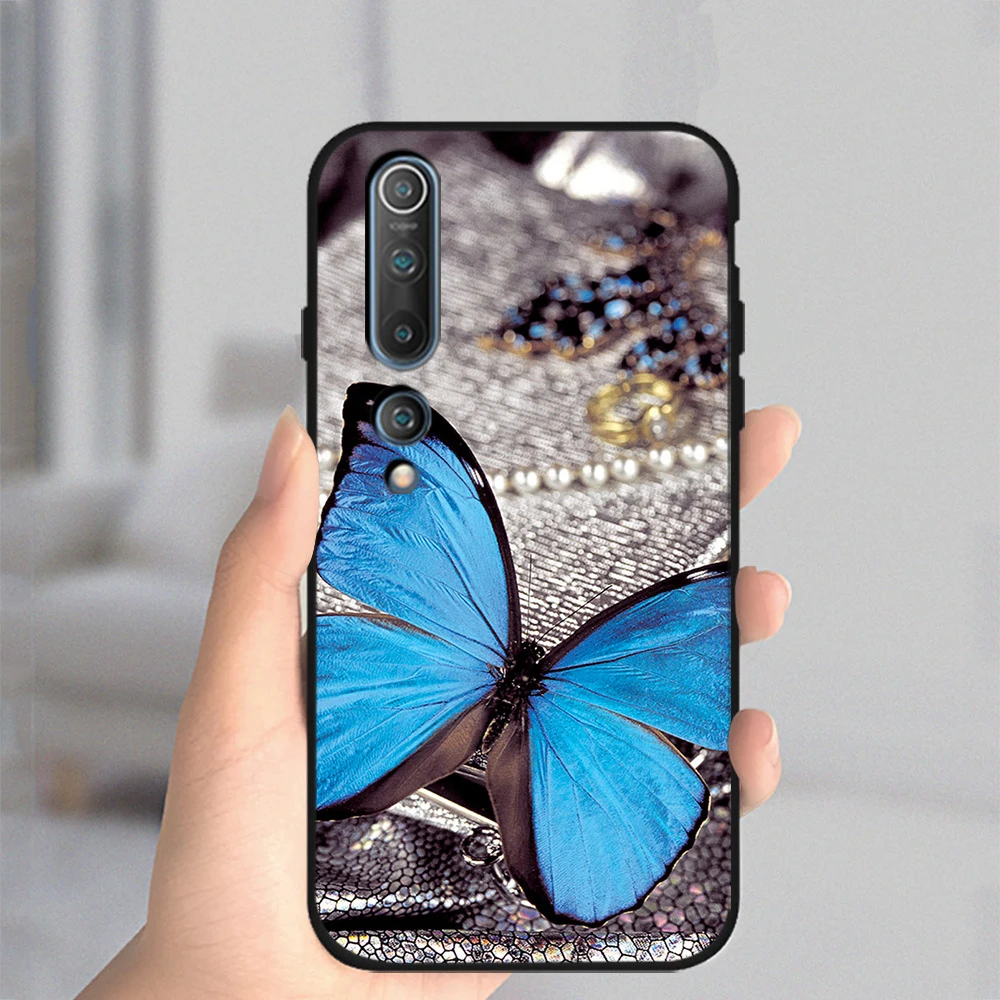 

Butterfly Case For Xiaomi Redmi Note 10 9 8 7 9T Pro 9A 8A 9S MI Note 11 10 9 10T 9T Pro Lite Poco M3 X3 F1 Soft TPU Phone Funda