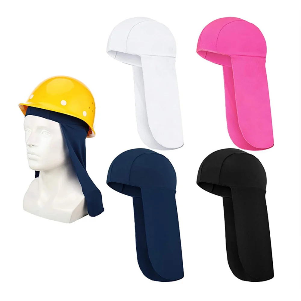 

Neck Protector Cycling Sun Shade Cooling Cap Outdoor UV Protection Wide Brim Elastic Polyester Hard Hat For Fishing Hiking Hot