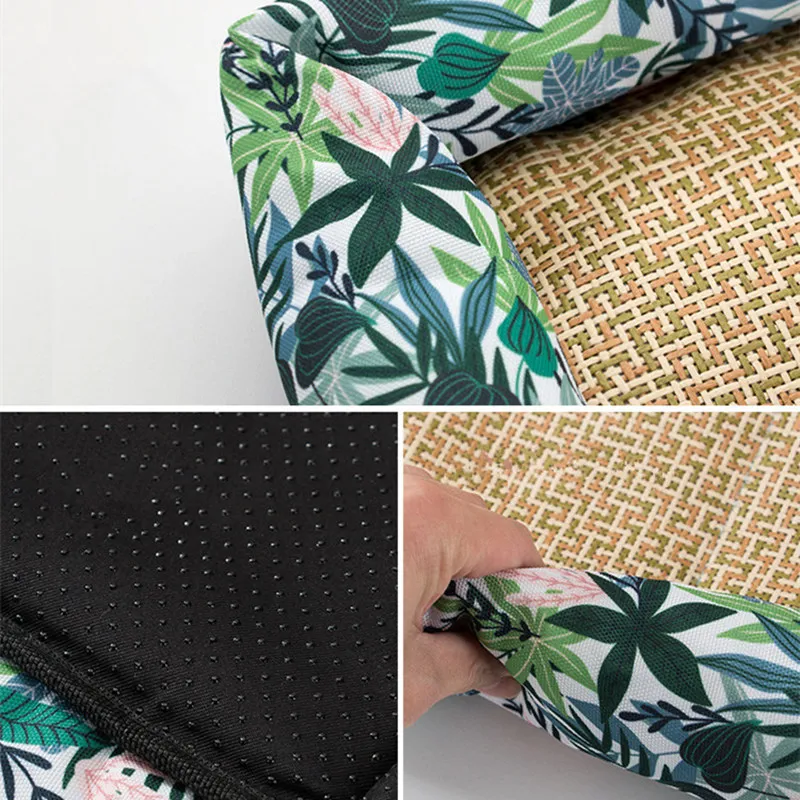 

Cat House Bed Cushion Dog Nest Pet Beds for Small Puppies Cool Summer Breathable Pet Beds Nest for Cat Sleeping Bed Cats Mats