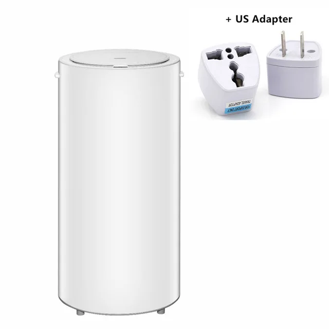 Add US Adapter Xiaomi Xiaolan умная одежда дезинфекционная сушилка 35L емкость 650 Вт мощность УФ свет стерилизация сушка обуви сушилка - Цвет: Add US Adapter