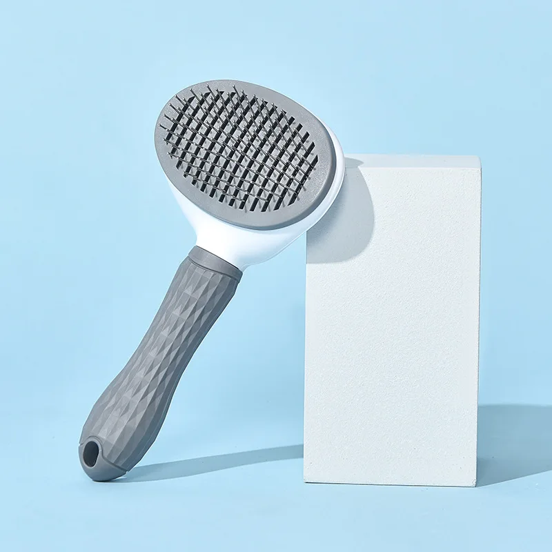 

New Dog Cat Combs Stainless Steel Needle Hair Removal Brush Pet Brush One Key Hair Removal Cat Brush Cat and Dog Supplies