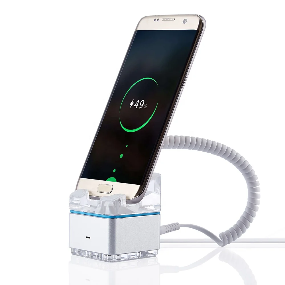 

Retail security cell phone alarming anti-theft display holder stands for mobile phone