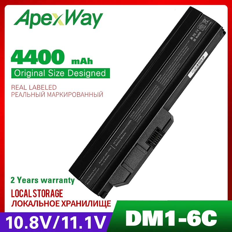 Аккумулятор для ноутбука 4400mAh Hp Mini 311 311-1000 Pavilion dm1 DM1-1000 572831-361 580029-001 572831-121 572831-541