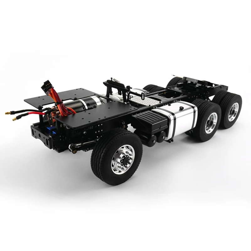 2020 Новинка 1/14 Tamiya модель трактора 6X6 металлическая рама шасси радиоуправляемая с
