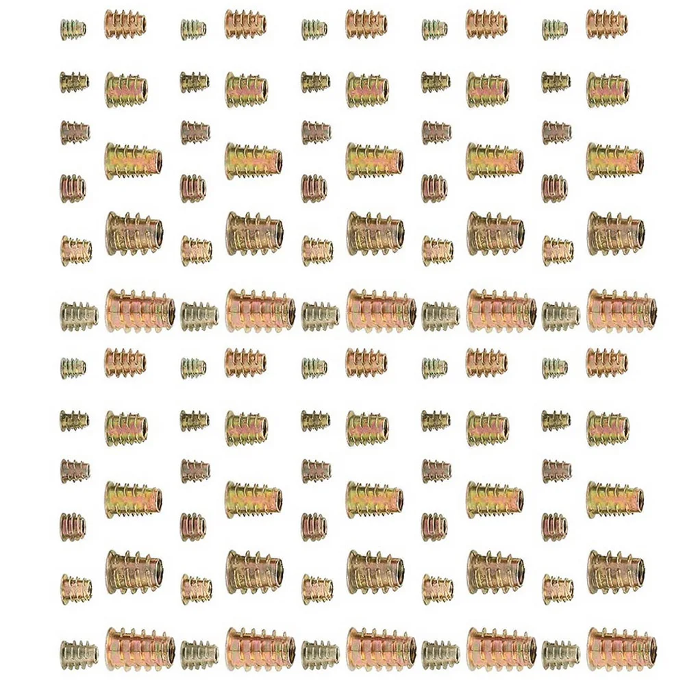 

460pcs Thread Hex Drive Insert Fixing Wood Screw Inserts Hex Drive Furniture Nut