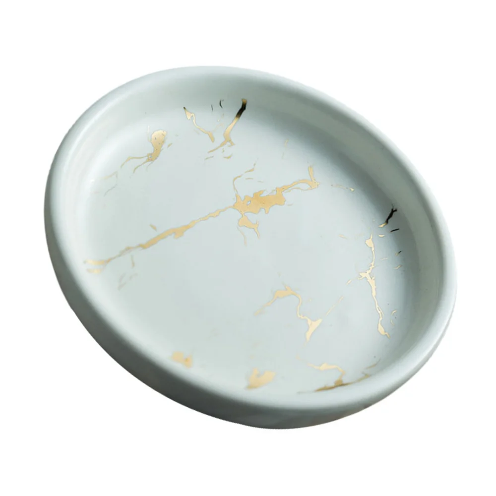 

1Pc Bathroom Items Storage Plate Toilet Soap Dish Griotte Texture Storage Plate