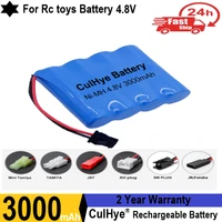 culhye 4 8v 3000mah rechargeable battery for rc toys cars tanks robots gun nimh battery 4 8v batteries pack for rc boat