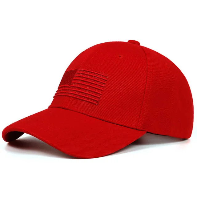 Высококачественная хлопковая бейсбольная кепка с вышитым флагом Snapback мужские и женские модные шапки, спортивные шапки Bone Garros - Цвет: Красный
