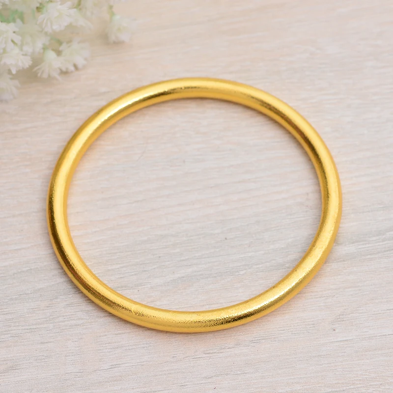 24 K Fine Gold GF браслет в дубайском стиле Африка Арабские украшения 4 шт. сборка Мода Дубай абразивный взрывной браслет ювелирные изделия