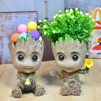 hasbro small tree people groot creative succulent flower pot decoration doll model potted pen holder christmas gift