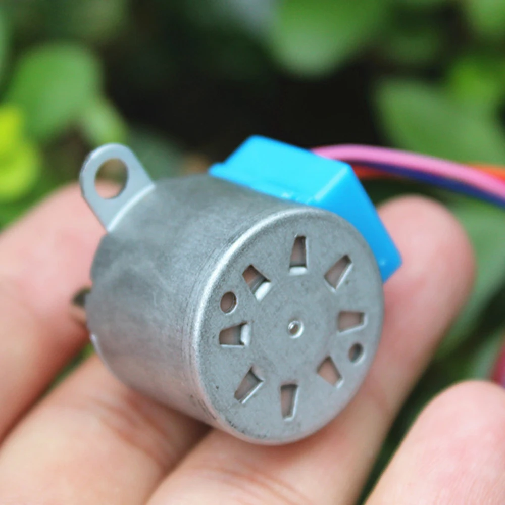 Мини DC 5V 4 фазный 5 проводной Шаговый Шестерни мотор 24BYJ48 двойной плоский Вал микро