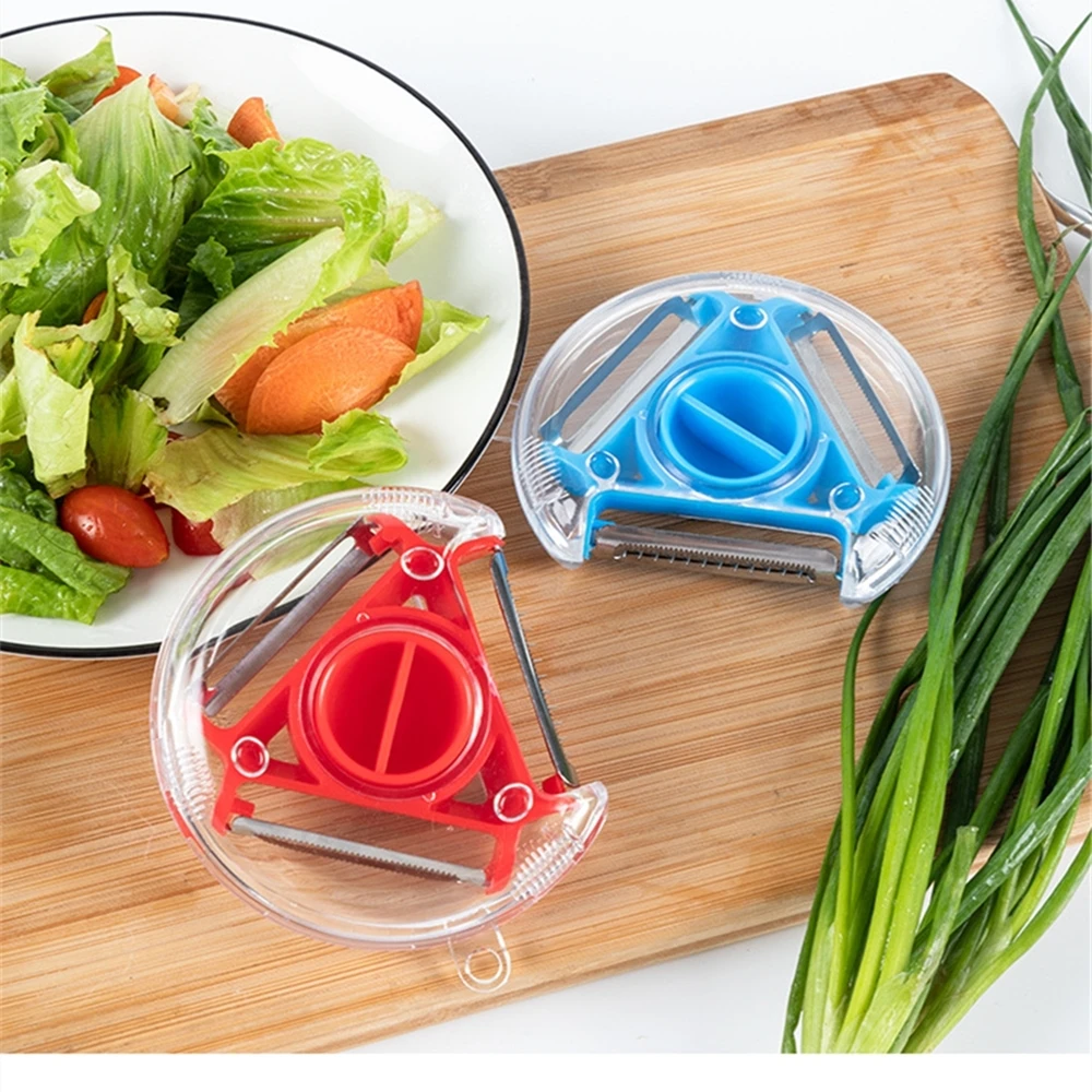 Волшебный набор тройной овощечистки слайсер из нержавеющей стали для картофеля