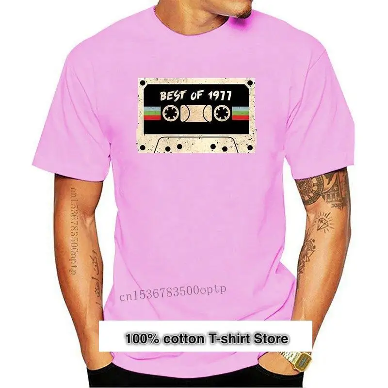 

Camiseta Vintage para hombre, camiseta negra de algodón, S-5XL, ropa informal de estilo de verano, lo mejor de 1978