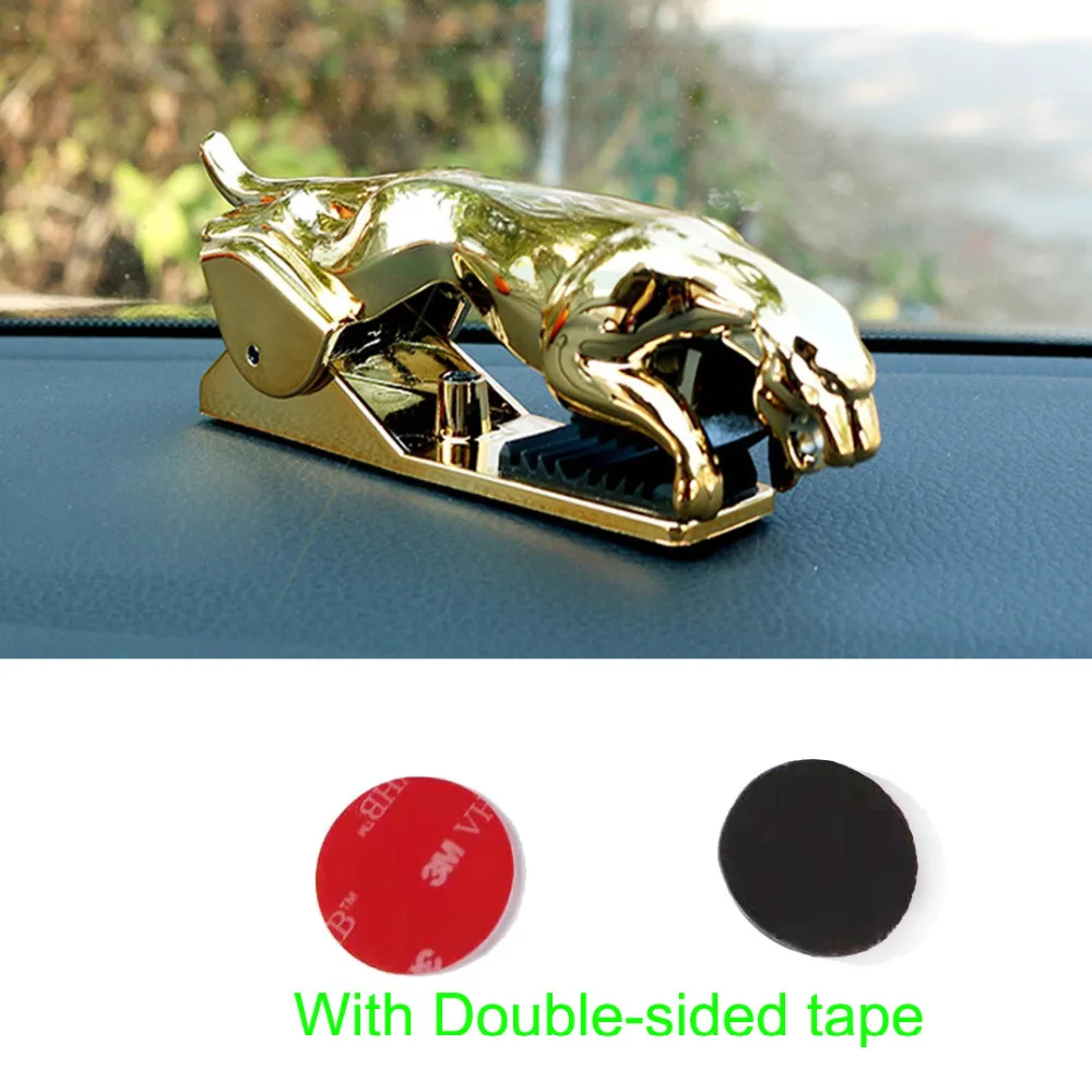 Car Phone Holder Leopard Cheetah 360 Degree GPS Navigation Dashboard Phone Holder For iPhone 8 Plus XS XR 11 Por MAX S10 Mate30