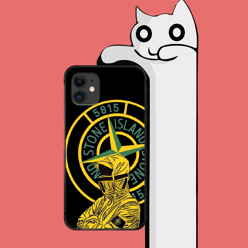 

Stones And Lslands Phone Case Cover For Iphone 6 6S 7 8 11 12 Se 2020 X Xs Xr Pro Max Plus Mini Black Coque Black Etui Painting