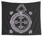 Волшебный круглый короля перевернутый гобелен с принтом, Настенное подвесное одеяло, коврик для пикника и йоги, гобелены, украшение для дома