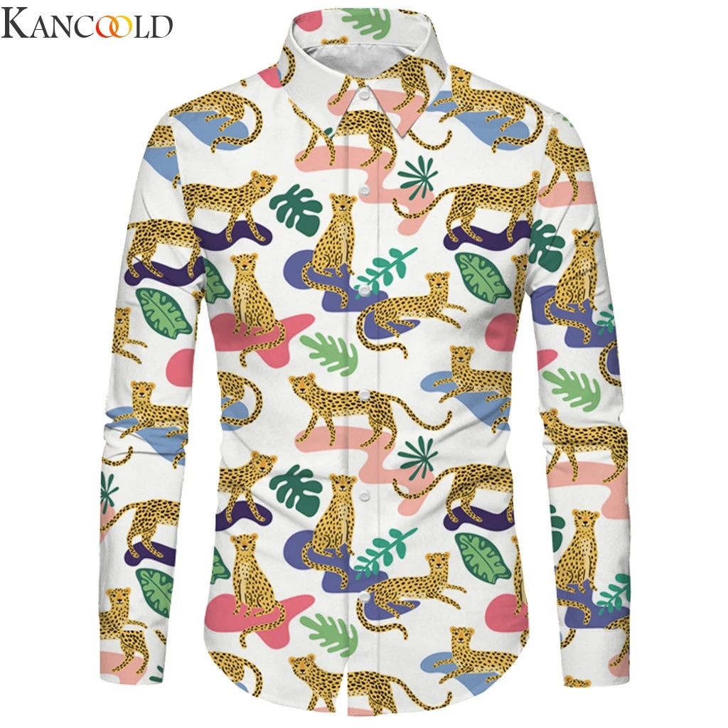 KANCOOLD новая мода высокое качество мужская Повседневный длинный рукав пляжный топ