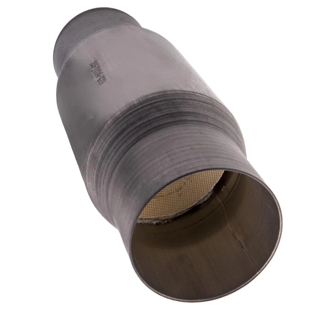 

2pcs 410300 Universal Catalytic Converter 3inch In/Out High Flow Catalytic Catalyst