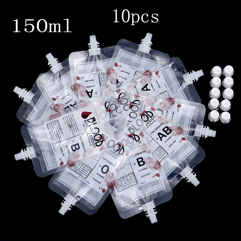 

Набор из 10 сумок для напитков ПВХ, Хэллоуин