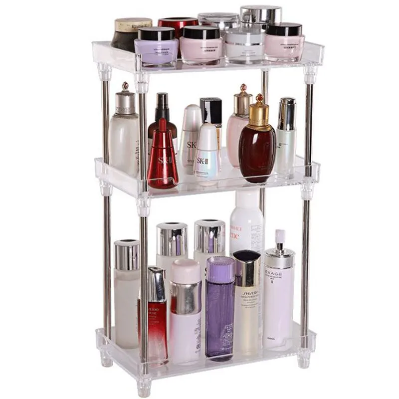 

Bathroom Organizer Acryl Shelves Corner Makeup Storage WC Accessories